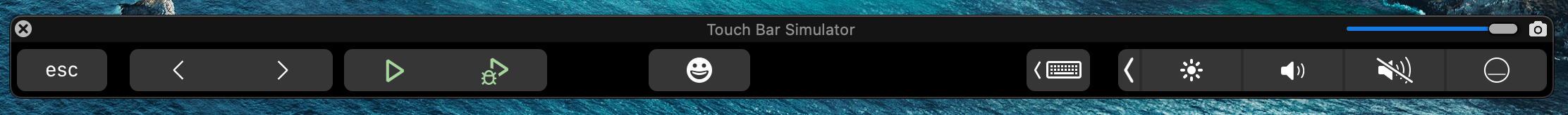 macOS Touch Bar アイコン