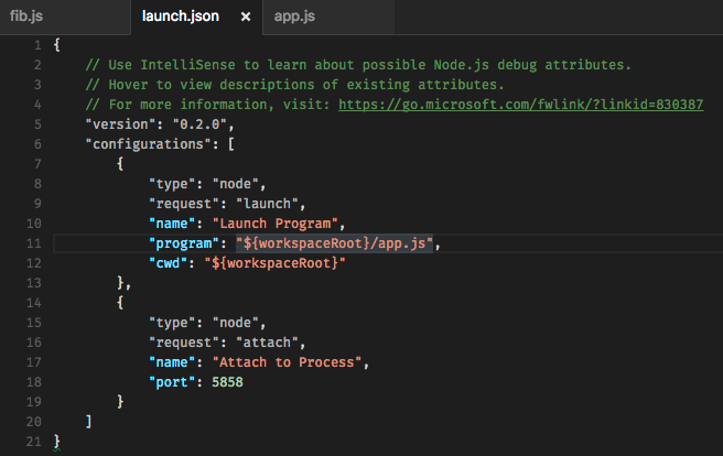 launchjson